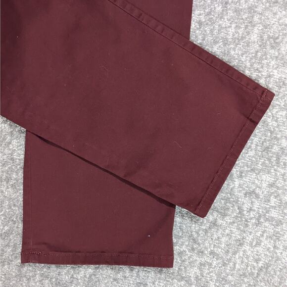 LEE Relaxed Fit Straight Leg‎ Jeans Women Size 18 Inseam 30" Mid-Rise Red - Picture 5 of 10